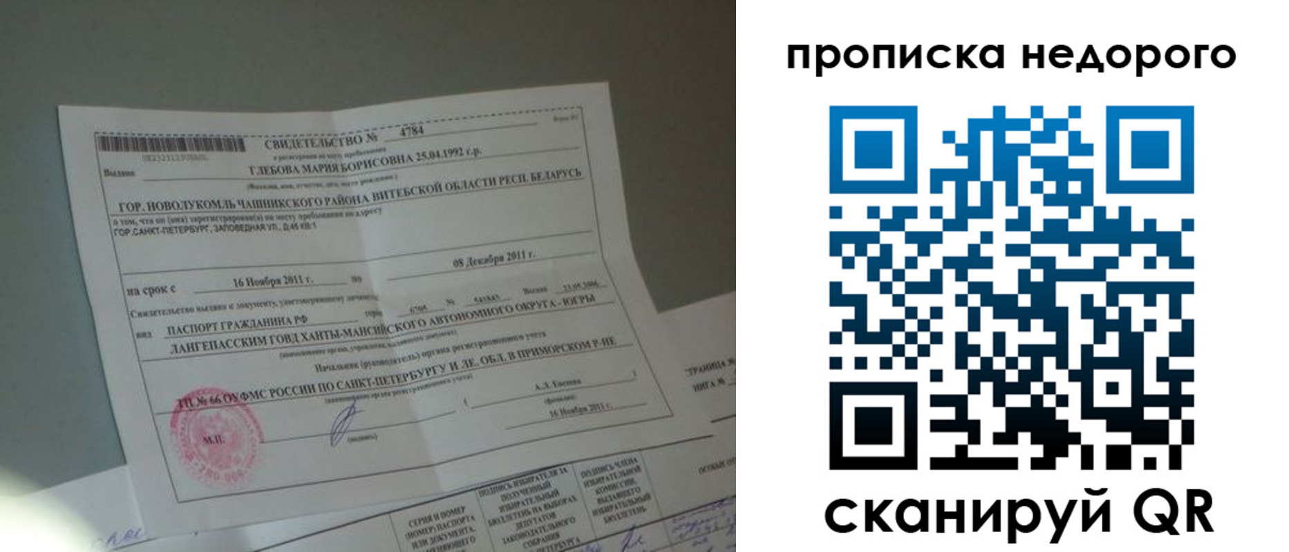 прописка гарантия в Кировске